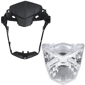 Farol bloco frente carenagem carcaça CG160 Fan 2016 a 2021