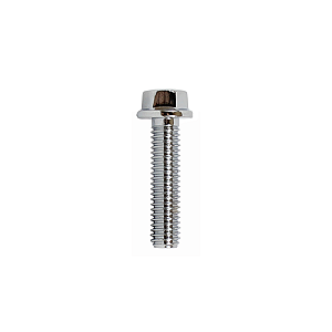 Parafuso sextavado M6X12 com flange (cromado) chave 8