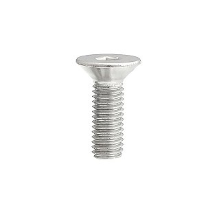 Parafuso cabeça chata sextavado interno allen inox A2 304 M8X25 rosca 1.25