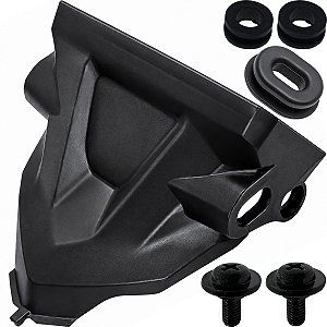 Tampa capa carenagem do painel dianteira farol CB300F Twister 2023 em diante preto com parafusos