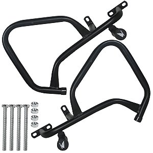 Protetor de motor carenagem modelo slider CG150 Fan Titan Start 2025 em diante preto