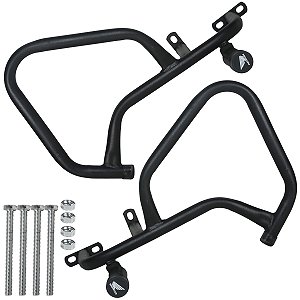Protetor de motor carenagem modelo slider CG160 Cargo Fan Titan Start 2016 a 2024 preto
