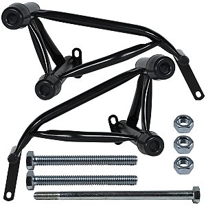 Protetor de motor carenagem modelo reforçado XRE190 2016 em diante preto