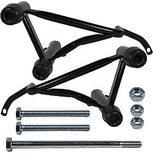 Protetor de motor carenagem modelo reforçado FZ15 FZ150 Fazer 15 2023 em diante preto