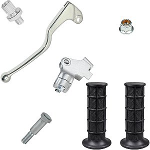 Manete manicoto regulador de embreagem CRF230 CRF230F CRF250 CRF250F polido com manopla