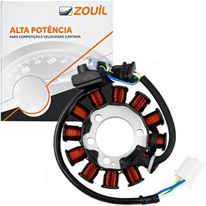 Estator gerador magneto completo Pop110 Pop110I 2016 em diante Zouil