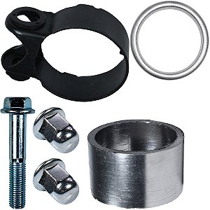 Abraçadeira braçadeira do escape CB300 XRE300 XR250 Tornado CB250F Twister com parafuso e guarnição do escapamento