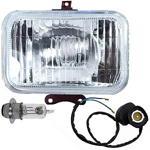 Bloco globo optico farol CRF230 CRF230F CRF250 CRF250F CRF300F com lâmpada e chicote