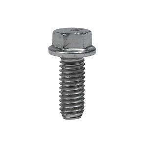 Parafuso sextavado M6X10 com flange (zincado) chave 10