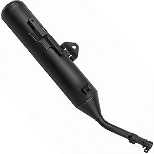 Ponteira escape escapamento descarga preto XTZ125 2003 a 2016
