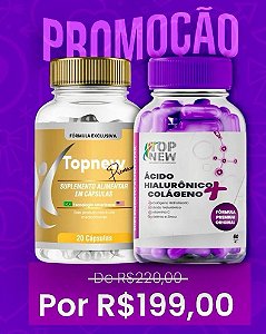 Leve TOPNEW Premium e Ácido Hialurônico + Colágeno