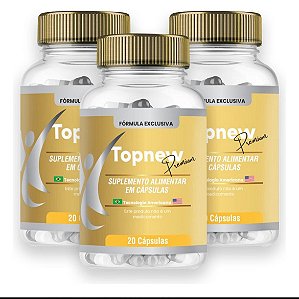 Kit 3 TopNew Suplemento Premium