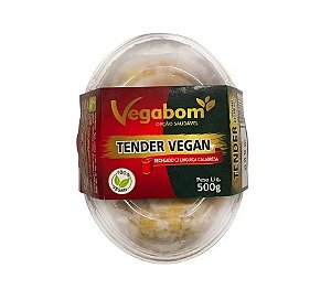 Tender Vegano Recheado c/ Linguiça Calabresa 500g - Vegabom