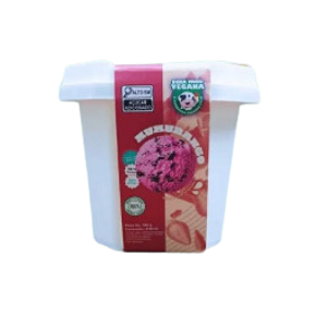 Sorvete Vegano Sabor Morango 210ml - Mumu