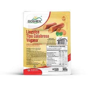 Linguiça de Soja Tipo Calabresa 300g - Goshen