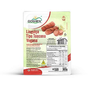 Linguiça de Soja Tipo Toscana 300g - Goshen