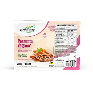 Presunto de Soja Fatiado 200g - Goshen