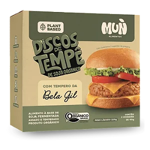 Discos de Tempê de Soja Tempero Bela Gil 220g - Mun