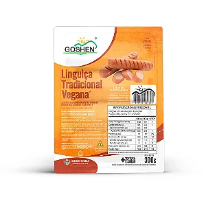 Linguiça de Soja Tipo Tradicional 900g - Goshen