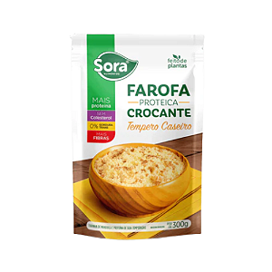 Farofa Proteica Tempero Caseiro 300g - Sora