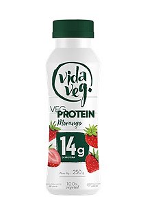 Iogurte Proteico Morango 250g - Vida Veg
