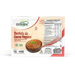 Recheio de Soja Sabor Carne 1Kg - Goshen