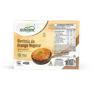 Recheio de Soja Sabor Frango 1Kg - Goshen