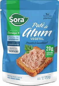 Sora pronto e saudavel pate de atum vegetal 170g