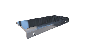 Elleve - Kit 2 Cantoneiras P/ Ralo Linear Oculto Grafite (Par) - 5704 - Ralo Linear