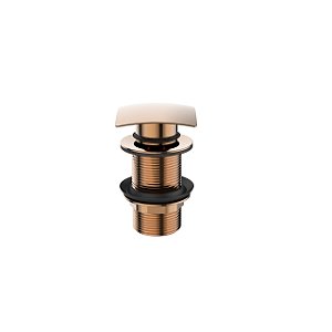 Válvula Click Para Lavatório Com Tampa Quadrada G7/8-1 - Rose-Gold - Wj-1014-Rg - Jiwi