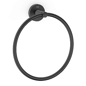 Toalheiro Anel New City Preto Matte - B5008E70R0 - Celite