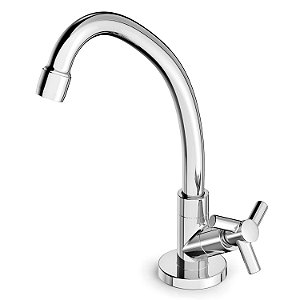 Torneira Para Cozinha De Mesa Bica Alta Móvel Com Arejador Celite One - B5009Ckcr3 - Celite