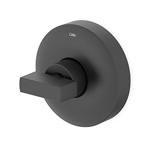 Acabamento De Registro Para Base Celite 1.1/4  1.1/2  Flow Preto Matte - B5017F3R00 - Celite