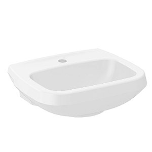 Lavatório Para Coluna 495X410 Furo Central Sem Ladrão City - 1200010011300 - Celite