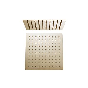 Ducha Quadrada 20 X 20 Slim Em Metal - Rose Gold - Wj-Dc-20-Q-Rg - Jiwi