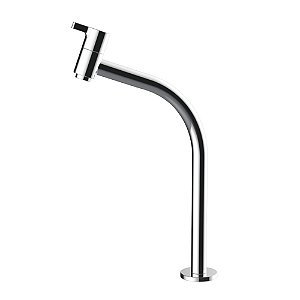 Torneira Para Lavatório De Mesa Bica Alta - Wj-1198-St-Cr - Jiwi
