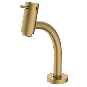 Torneira Para Lavatorio De Mesa Bica Baixa Basic Gold Matte - B5056C7R1B - Celite