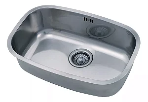 Cuba De Inox Essenza 55X34X18 Cm Polida Com Válvula  - 50161 - Franke