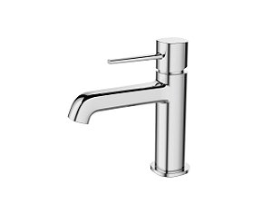 Misturador Monocomando Para Lavatório De Mesa Bica Baixa - Redonda - Cromada - Wj-2875-Mo-Cr - Jiwi
