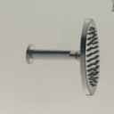 Ducha  Com Haste Teto Elipse - Wj-Dal-Qr-Cr - Jiwi