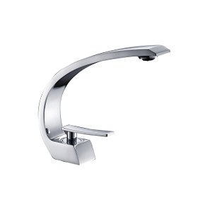 Misturador Monocomando Para Lavatório De Mesa - Meia Lua - Cromada - Wj-2875-Vn-Cr - Jiwi
