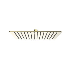 Ducha Quadrada 30 X 30 Slim Em Metal - Gold - Wj-Dc-30-Q-Gd - Jiwi