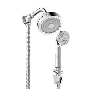 Chuveiro Redondo 120Mm Com Sistema Autolimpante Com Desviador Master Cromado - B5007C6Cr0 - Celite
