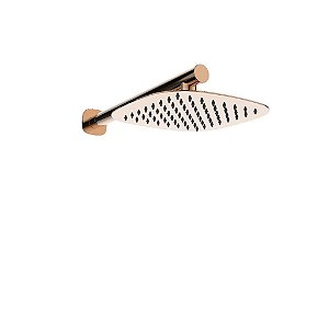 Ducha Slim Com Haste Redonda  - Rose Gold - Wj-Dh-22-R-Rg - Jiwi
