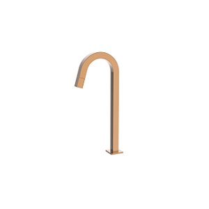 Torneira Para Lavatório De Mesa Pisa - Bica Alta - Rose-Gold - Wj-1198-Pi-Rg - Jiwi