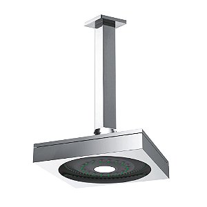 Ducha Com Haste Teto Quadrado - Wj-Dal-Qt-Cr - Jiwi