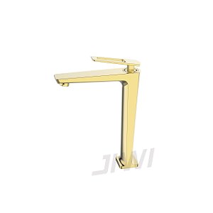 Misturador Monocomando Para Lavatório De Mesa Bica Alta  - Wj-2885-Tn-Gd - Jiwi