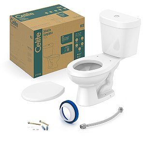 Kit Bacia Com Caixa, Assento Pp E Complementos De Instalação Celite Kids - 1087230010300 - Celite