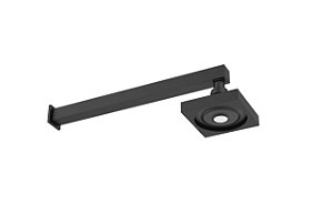 Ducha Com Haste Quadrada Auto Limpante - Black - Wj-Dal-Ql-Bl - Jiwi