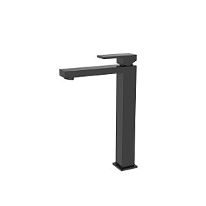 Misturador Monocomando Para Lavatório De Mesa Bica Alta - Madrid - Black - Wj-2885-Md-Bl - Jiwi